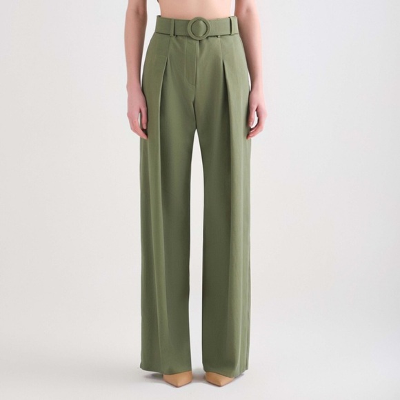 FILKK Green Trousers Size 38 - Picture 1 of 6